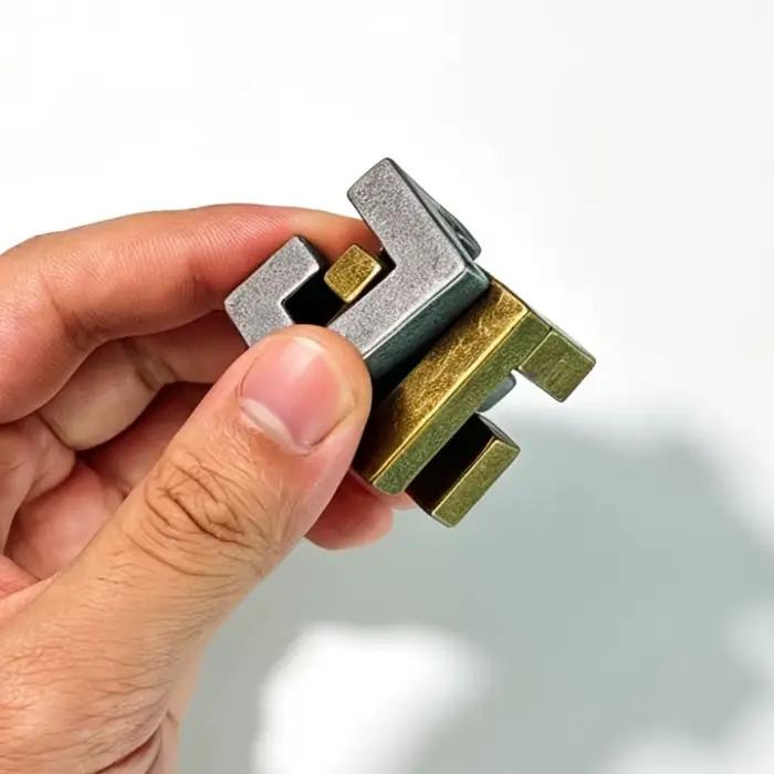 Casse-têtes métalliques magiques très difficiles pour adultes et enfants