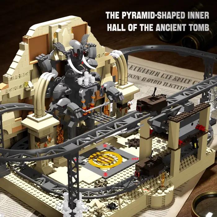 Jeu de construction créatif sur le thème du film Escape from the Temp