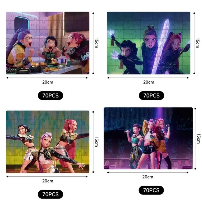 Puzzle en bois 70/300 pièces, cool, cyberpunk, anime, jeu de réflexion DIY, jeu interactif familial, décoration de la maison, cadeau pour adultes et enfants