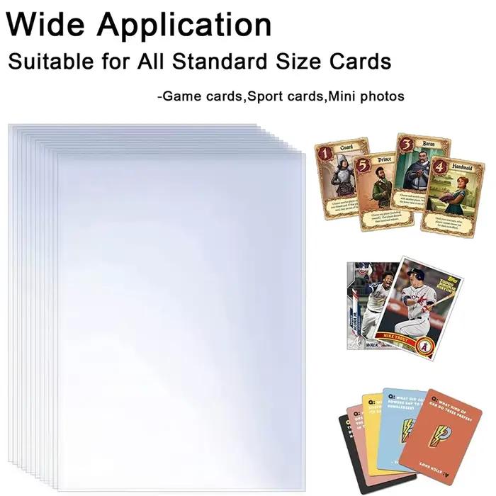 100 pièces manchons de cartes cartes de protection jouet jeu Transparent VMAX support de boîtier dos