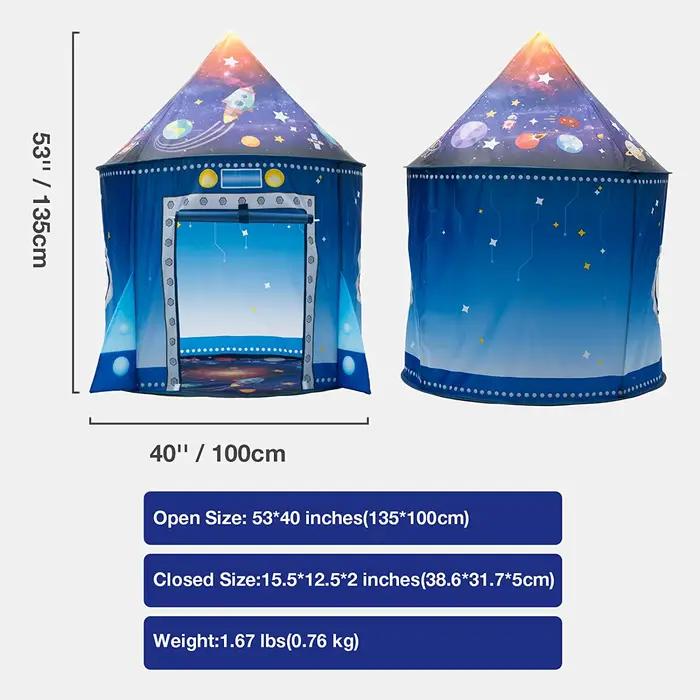 Rocket Ship – tente de jeu Pop-Up pour enfants
