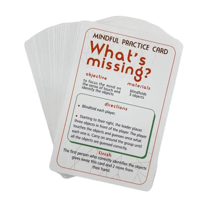 Jeu de thérapie de pleine conscience pour enfants adolescents et adultes 40 cartes pour jouer compétences sociales gestion du stress développement personnel