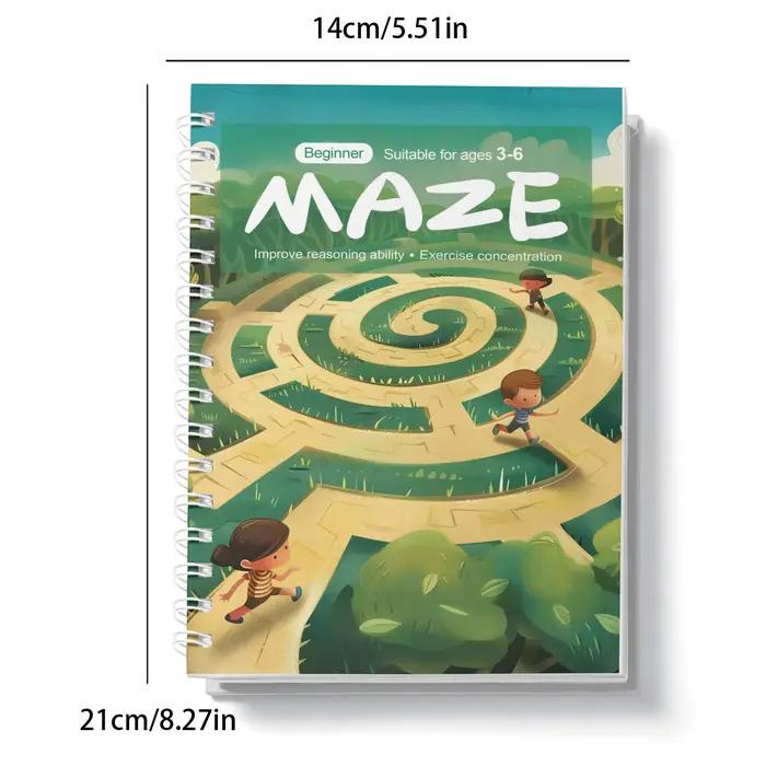 Livre labyrinthe d'aventure pour enfants : maisons puzzle pour les âges de 3 à 6, 6-9, 9-12 et 12+ pour développer les compétences de résolution de problèmes!