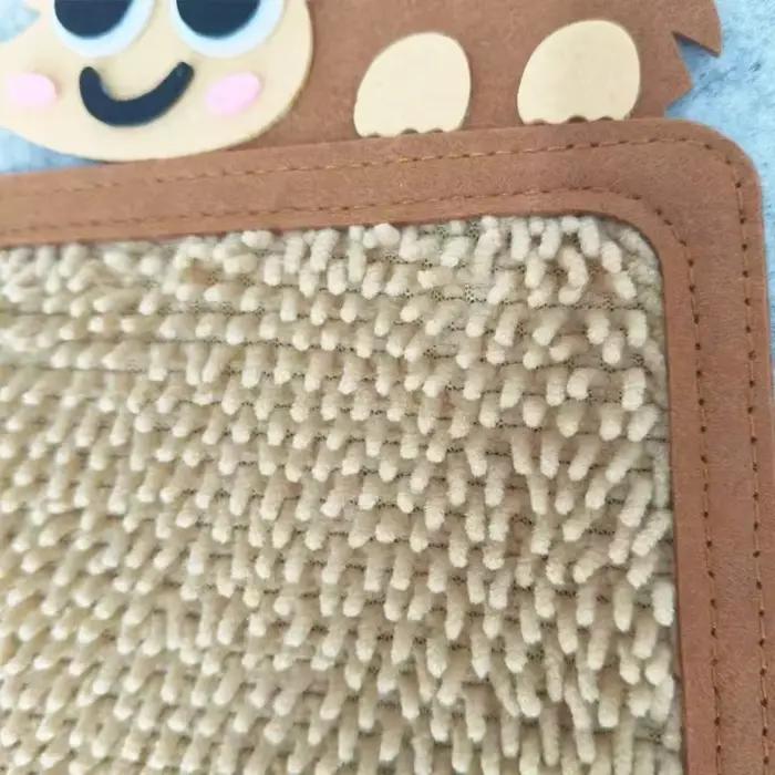 Tapis mentaires Oriel en feutre vert clair pour enfants, dessins animés animaux, apprentissage naturel et développement moteur, jouet éducatif préscolaire occassions spéciales