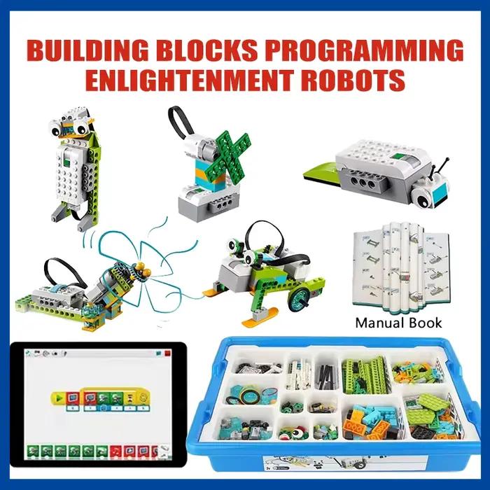 2.0 fonctions éducatives pièces compatibles 45300 ensemble de base blocs de construction bricolage jouets cadeaux de