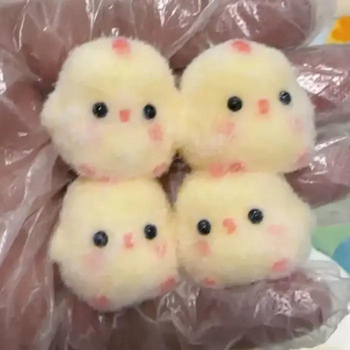 Squishy mignon poussin presser soulagement du Stress jouet doux Mochi