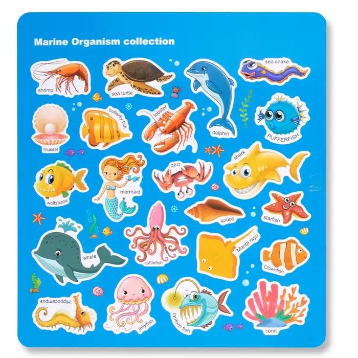 Livre d'autocollants de dessin animé réutilisable pour enfants, jeu de Puzzle à bricoler soi-même, jouets classiques d'apprentissage éducatif pour enfants de 2 à 4 ans, cadeaux
