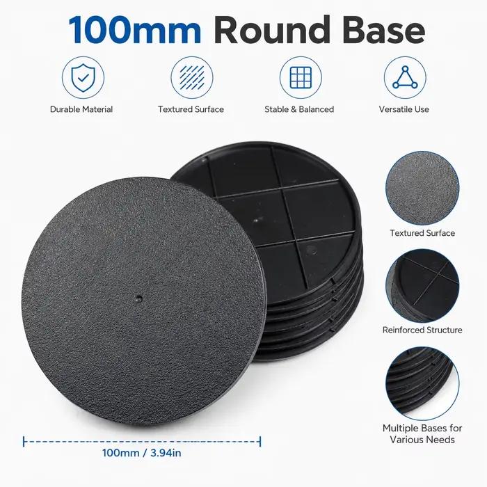 Wargame Base World, bases rondes de 100mm