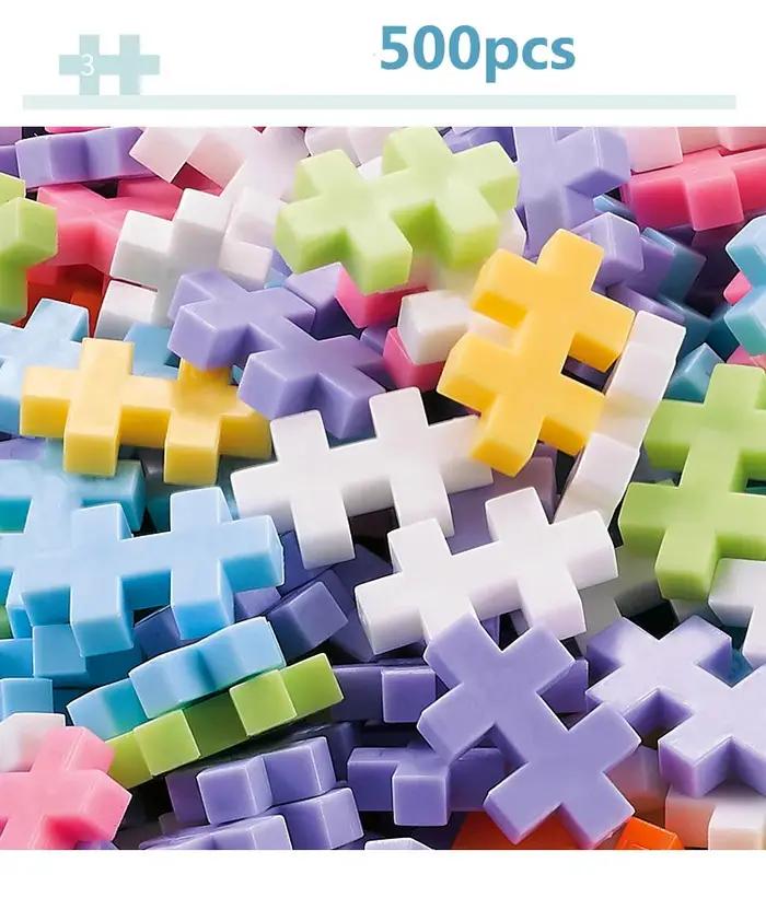 Blocs de construction créatifs Plus Plus, ensembles en vrac, briques classiques de ville, jouets éducatifs pour enfants, bricolage
