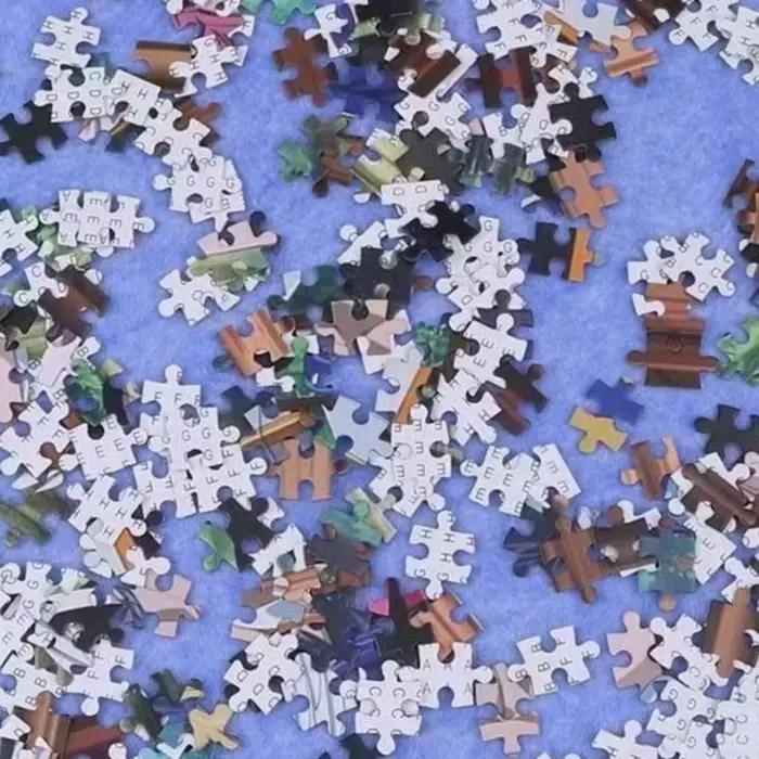 Planche à puzzle en feutre de 2000 pièces, grande, antidérapante, pliable, résistante à l'humidité, inclinée, pour l'organisation des puzzles