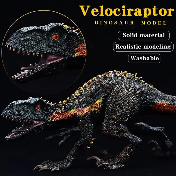 Ensemble de modèles de dinosaures Velociraptor de Simulation jurassique