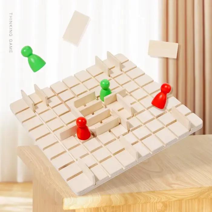 Quoridor-Jeu de société coule parent-enfant, jouets de puzzle drôles, chasse et intercepter, bataill
