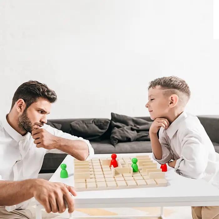Quoridor-Jeu de société coule parent-enfant, jouets de puzzle drôles, chasse et intercepter, bataill