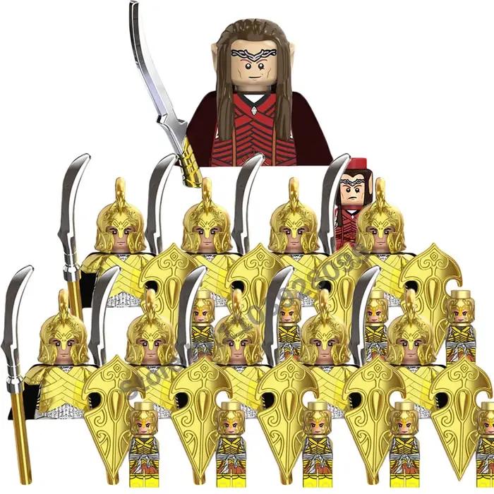 Blocs de construction Chevaliers Elfes de la Guerre Médiévale