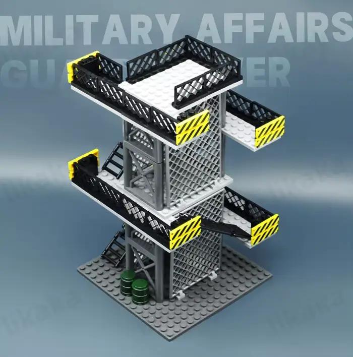 MOC – blocs de Construction de tour de garde militaire