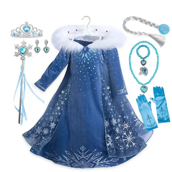 Costume de princesse d'hiver