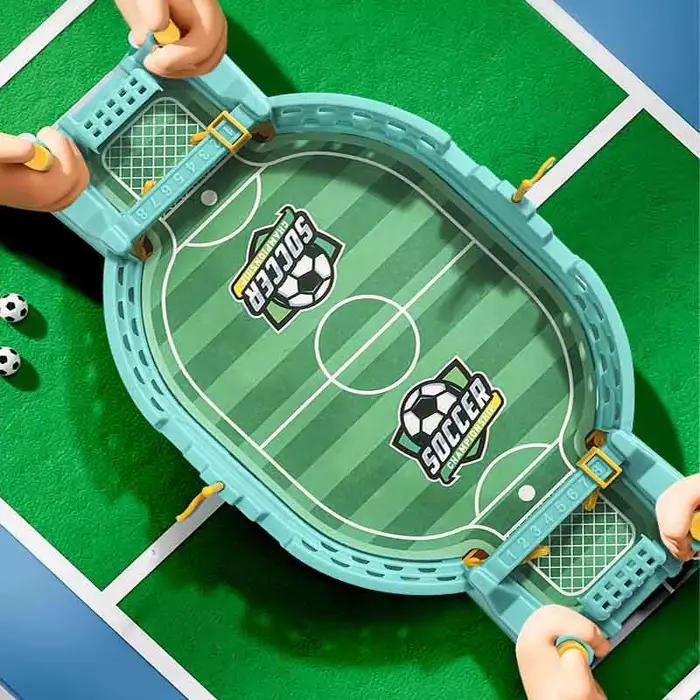 Jeu de Fête de Table de Football Macroupta Futsal Stadium Compétition de Football Jouets Interactifs Catapulte de Bureau Jeux de Famille