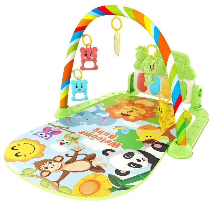 Tapis d'activité musicale pour bébé avec puzzle, clavier de piano, forme de dessin animé cadeau pour enfants occassions spéciales