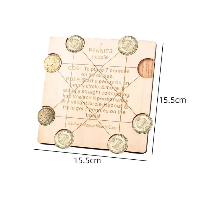 Penny Baffling Puzzle casse-tête difficile pour adultes et enfants jouets éducatifs IQ défi jeux de