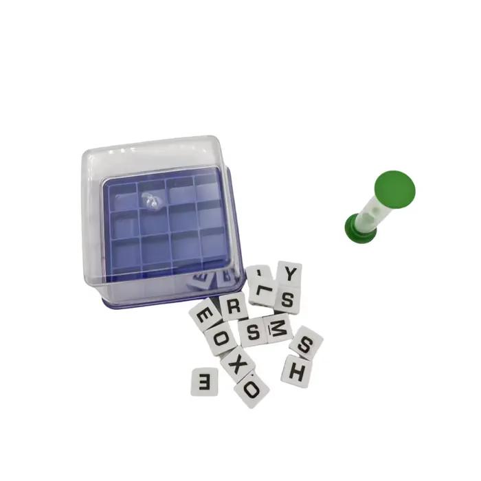 Jeu d'orthographe de mots et dés puzzle de lettres interactif pour adultes et adolescents occasions spéciales et vacances