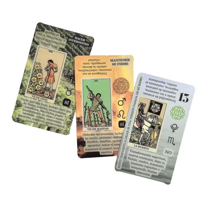 Le jeu de cartes de tarot pour débutants en espagnol est un jeu de société et un jeu de cartes idéal pour les activités et la communication linguistique lors de réunions.