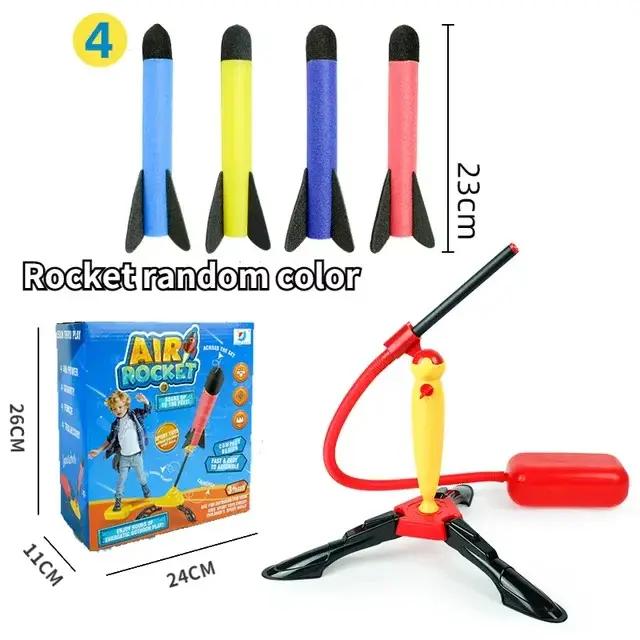Jeu de lancement de fusées en mousse pour enfants