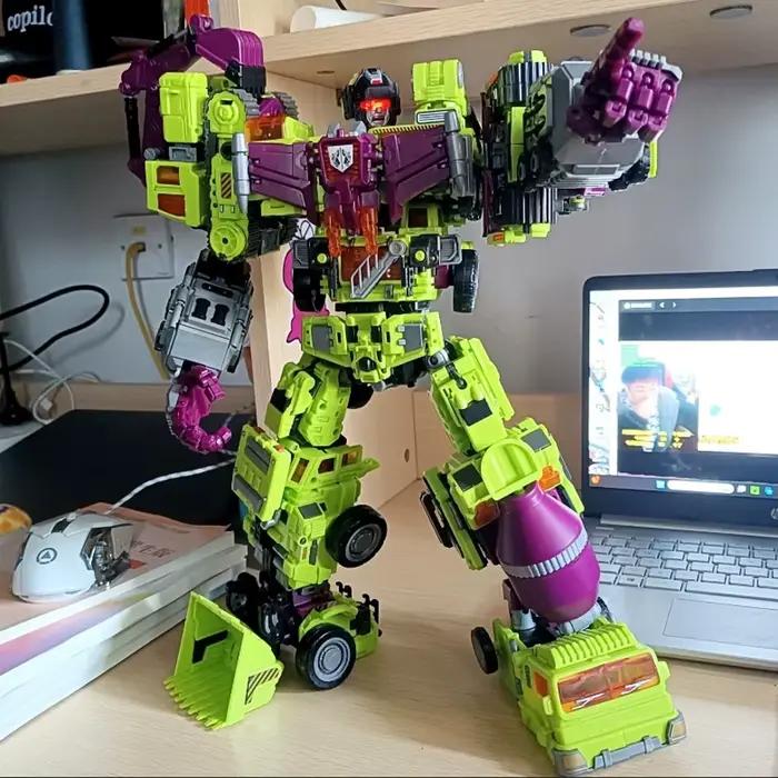 NBK dévastateur Transformation jouet combiner Robot JINBAO prédateur Bruticus BMB Volcanicus Computron figurines Action modèle déformé