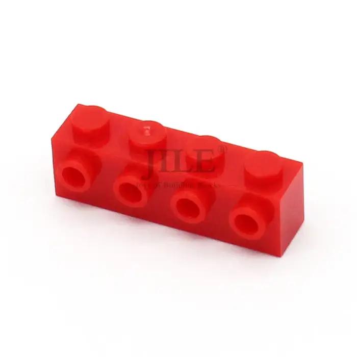20 pièces MOC Compatible 30414 brique modifiée 1x4 avec goujons sur les blocs de Construction latéraux en vrac bricolage