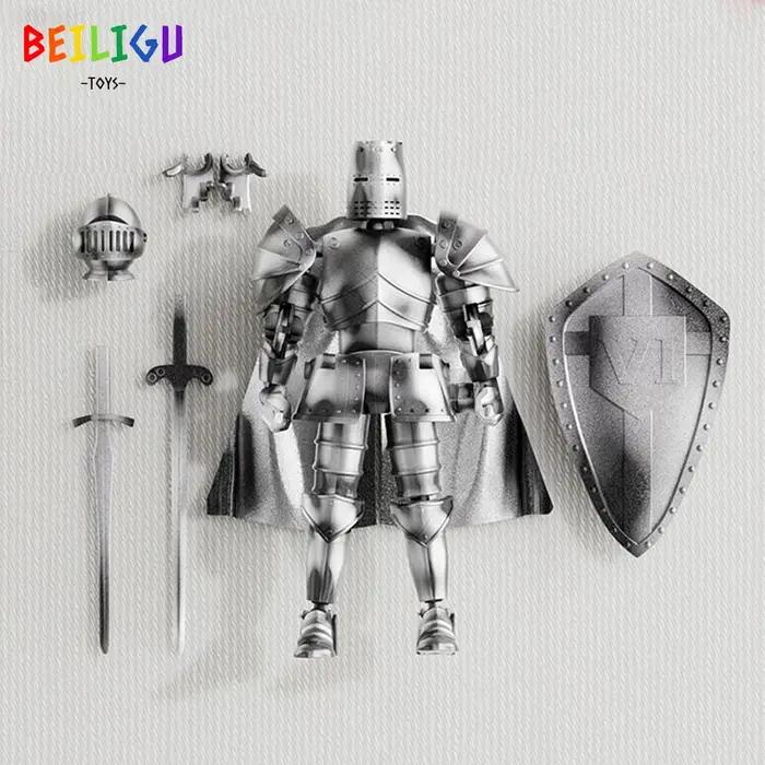 Chevalier médiéval multi-articulations mobiles bricolage figurines arme guerrier Robot épée bouclier assemblage jouet cadeau de vacances pour enfants