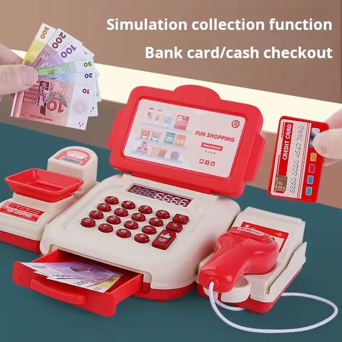 Supermarché caisse enregistreuse Simulation multi-fonction caisse enregistreuse enfants jouent chaque famille jouets jouets éducatifs