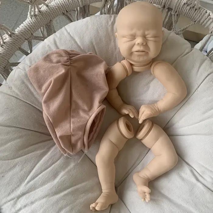17 pouces Bebe Reborn Kit Vincent inachevé poupée pièces jouets pour enfants Kit Reborn souple Silic
