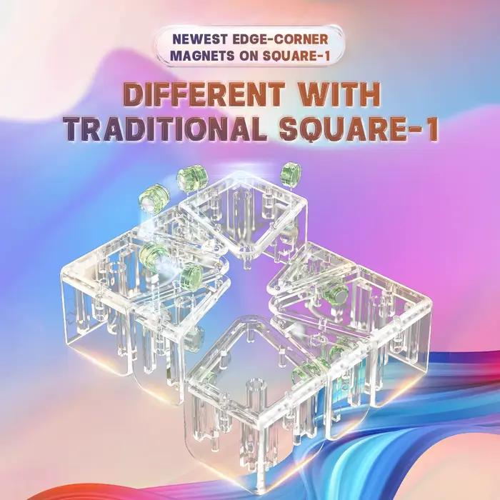YongJun MGC SQ1 V2 Magic Cube King Of Speed Square 1 Speed Strange Shape Cube Jouets de puzzle professionnels Cubo Magico Cadeau pour enfant