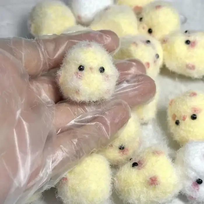 Squishy mignon poussin presser soulagement du Stress jouet doux Mochi
