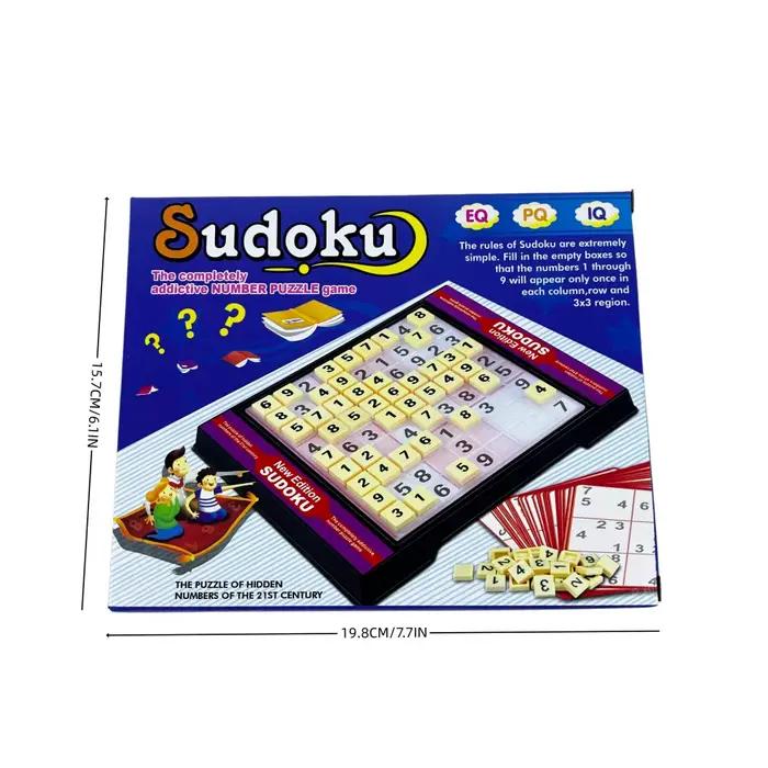 Jeu de Sudoku - jeu de société stratégique. Jeux de lettres