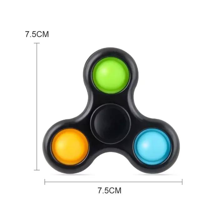 Nouveau Fidget Spinner jouets main doigt multicolore Spnining haut soulagement du Stress décompressi