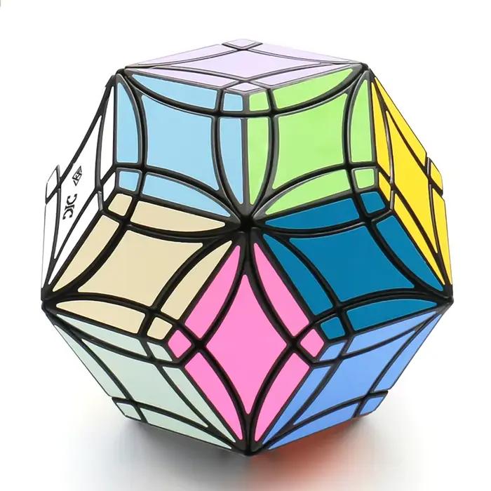 Xplore Junction Kairis Puzzles CurFaTRhoTri Clover Black Magic Cube Twisty Puzzle Jeu de réflexion pour adolescents et adultes