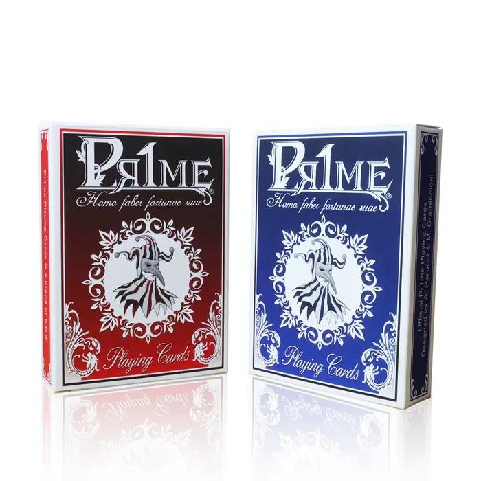 Paquet de cartes à jouer Premi Poker, index standard, bleu ou rouge, pour Blackjack, wald, chre, jeu de casino