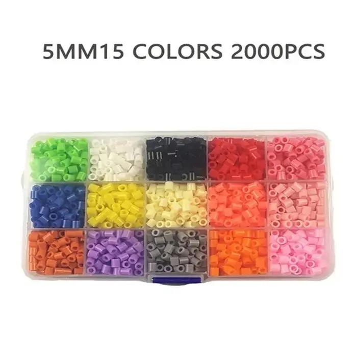 72 couleurs 5mm /2.6mm ensemble de perles de fusion Pixel Art Puzzle Hama