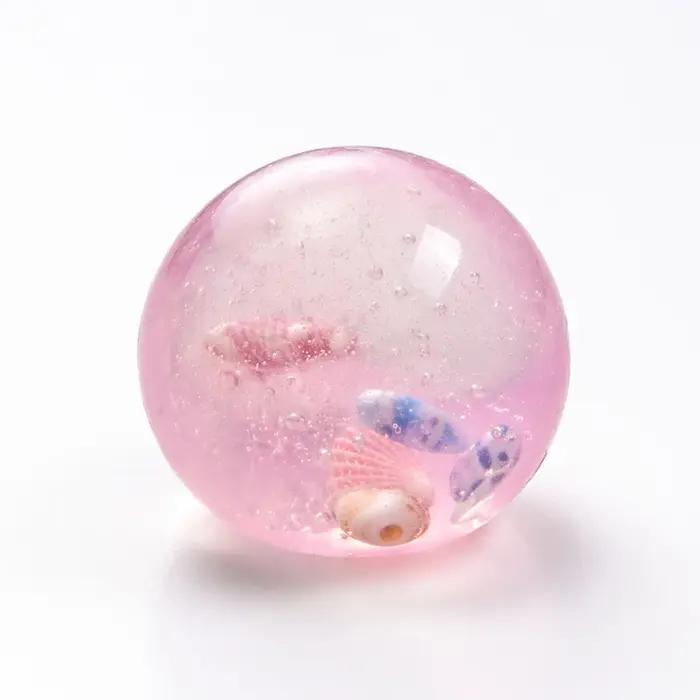 Jouet Squishy Maltose Bleu Jouet Anti-Stress Mochi Mignon Jouet Sensoriel Doux Balle Transparente Bleue Simulée Jouet de Décompression à Rebond Rapide Occasions Spéciales Relaxation Anti-Stress