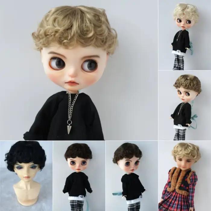 1/12 1/8 1/6 1/4 1/3 YOSD MSD SD DOD QBaby mode unisexe Cupidon bouclés BJD perruque 6-7 pouces 7-8