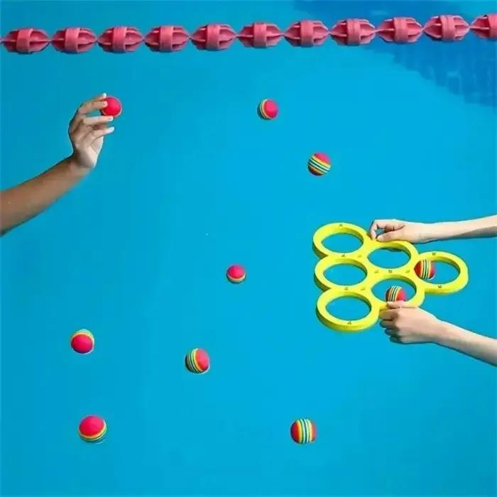 Jouet de piscine amusant pour Sports aquatiques, jouet de jeu de piscine flottant, matériau EVA Durable, boule de couleur aléatoire, parfait pour les plaisirs d'été