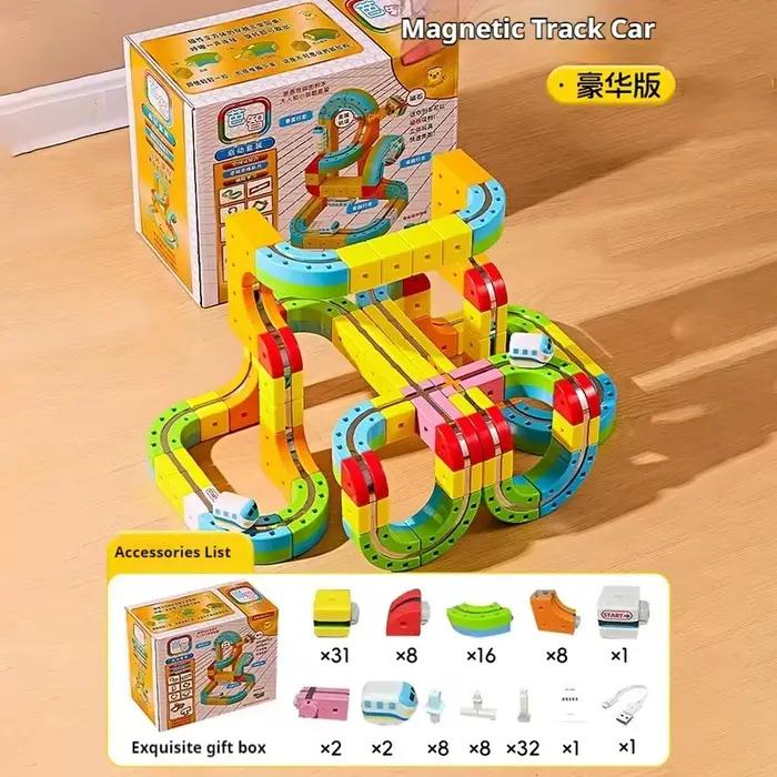 2025 Montessori jouet derniers jouets éducatifs assemblage piste magique Train ensemble
