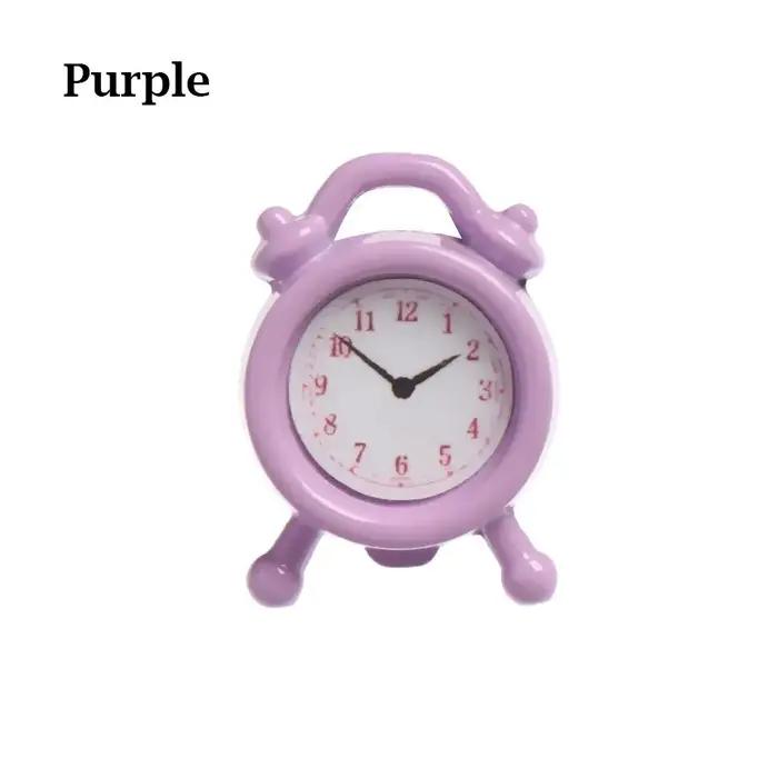 Mini Réveil en Métal à Échelle 1:12