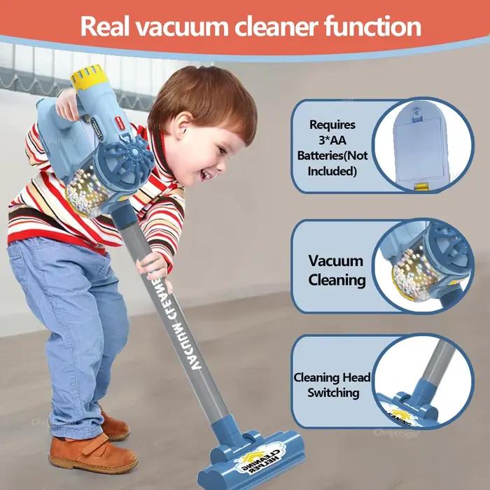 Ensemble de jouets d'aspirateur électrique de Simulation pour enfants