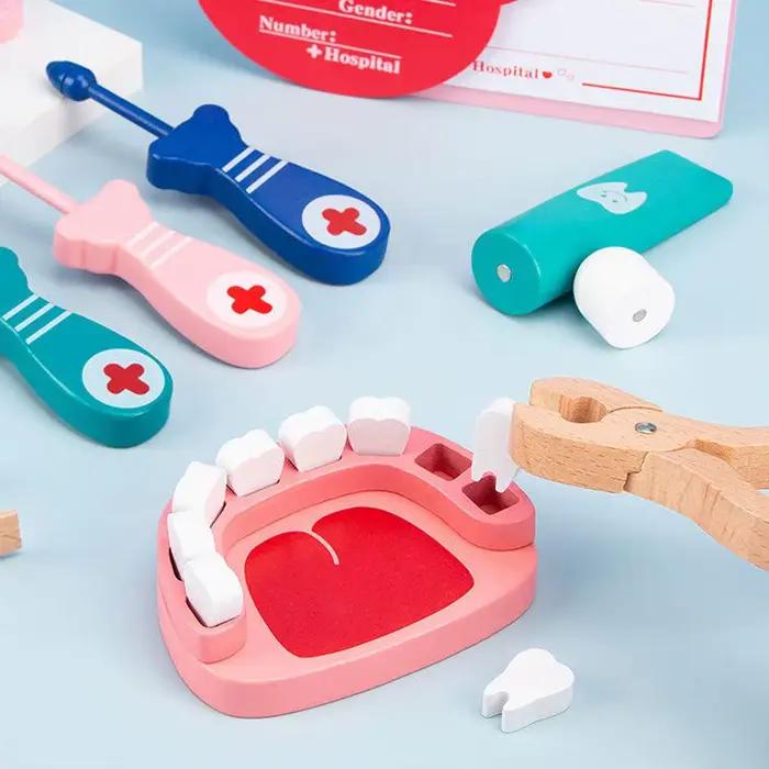 Jeu de simulation de dentiste : kit de soins dentaires