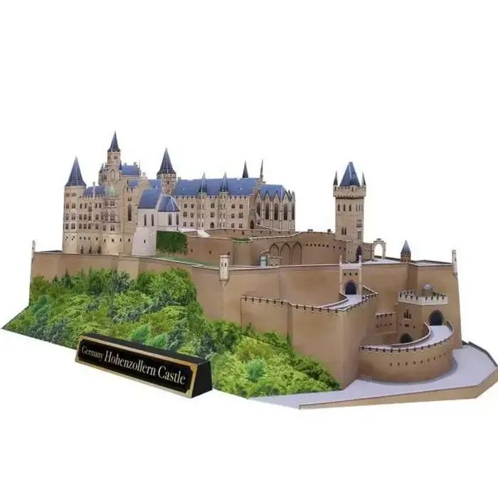 Château de Hohenzollern 3D Papier Modèle Construction Artisanat DIY Jouets Éducatifs Transport Fantaisie Science-Fiction Occasions Spéciales