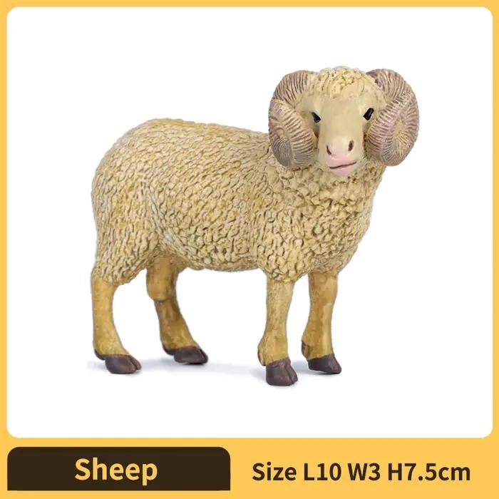 Figurine de mouton, Simulation d'animaux de ferme