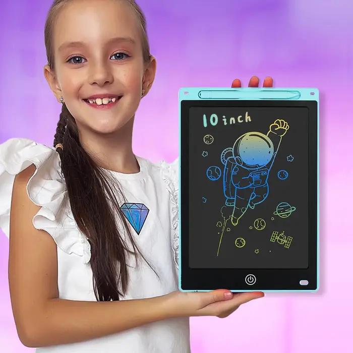 Tableau d'écriture de 10 pouces, tablette à dessin, écran LCD, tablette graphique numérique, bloc d'écriture électronique, jouets, cadeaux pour enfants