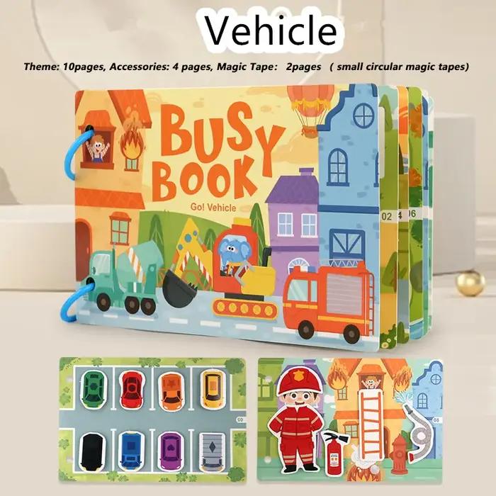 Livre d'activités interactif avec autocollants de dinosaures et jeux d'apprentissage pour enfants de 3 à 6 ans occasions spéciales et éducation amusante