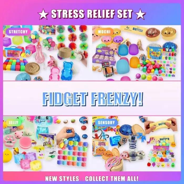 Boîte Mystère Anti-Stress à Presser Design Simple Amusant Jouet Surprise Matériau Doux Adorable Occasions Spéciales Moments de Détente Personnelle